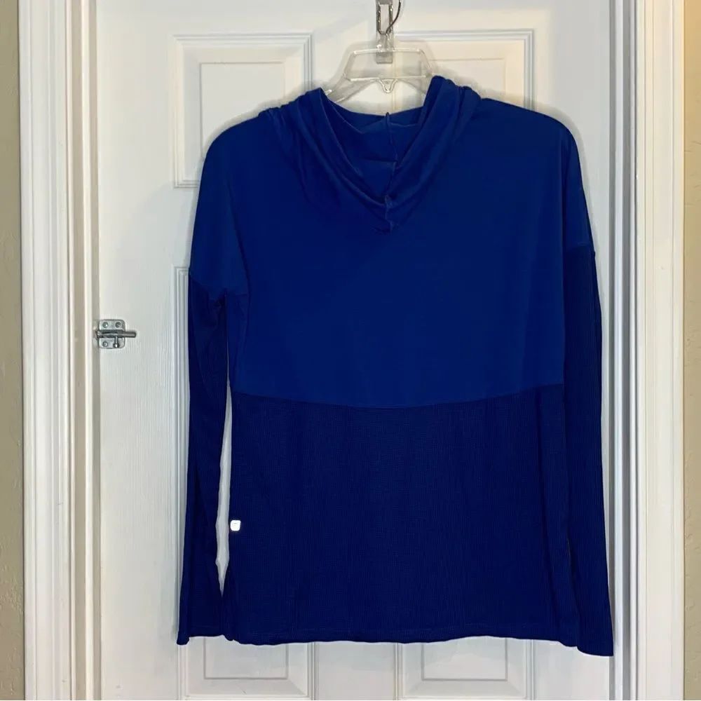 Fabletics Blue Hooded Pullover Size XL - Picture 2 of 9